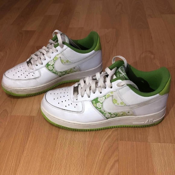 green floral air force 1